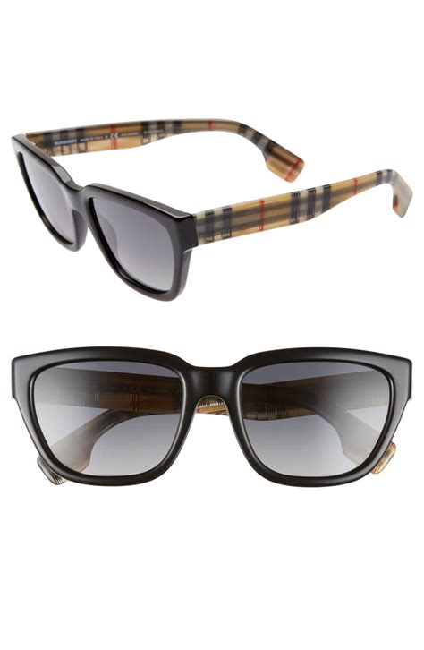 burberry sunglasses square frame|burberry 54mm square sunglasses.